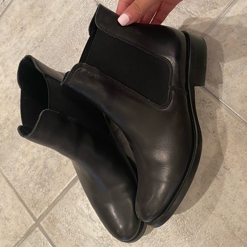 Classic Black Chelsea Ankle Boots